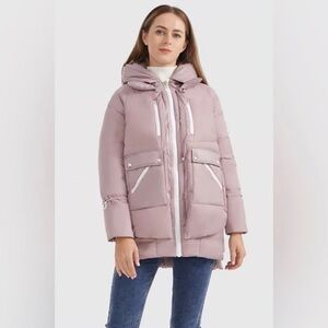 ‼️NEW Orolay 092 Universe® Thickened Sepia Rose Puffer Down Jacket Coat